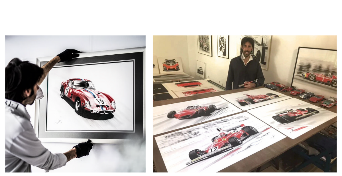 Yan Denes in his Studio in France