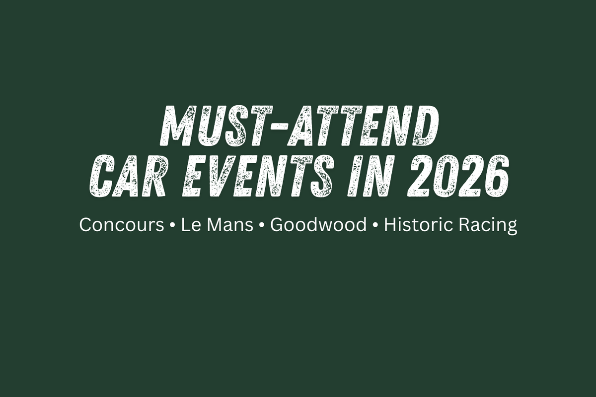 Must-attend car events 2026 calendar cover