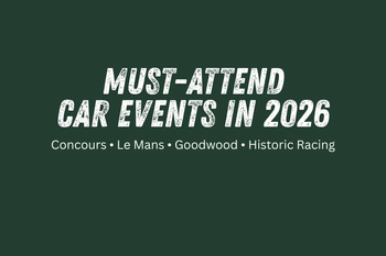 Must-attend car events 2026 calendar cover