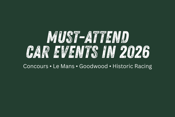 Must-attend car events 2026 calendar cover