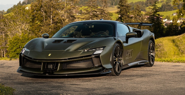 SF90XX Stradale, Verde Masoni Opaco, Photo Shoot in Switzerland