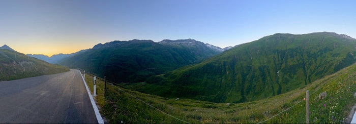 Way up to the Furka Pass, Switzerland