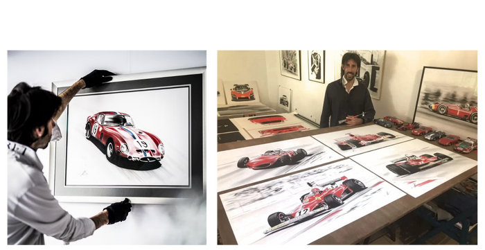 Yan Denes in his Studio in France