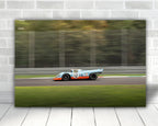 The Porsche 917K #12, full throttle, full presence.