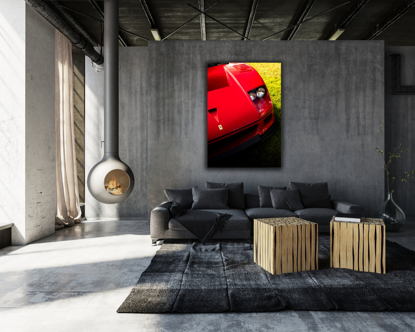 Ferrari F40 LM Michelotto | Numbered Edition Aluminum Print