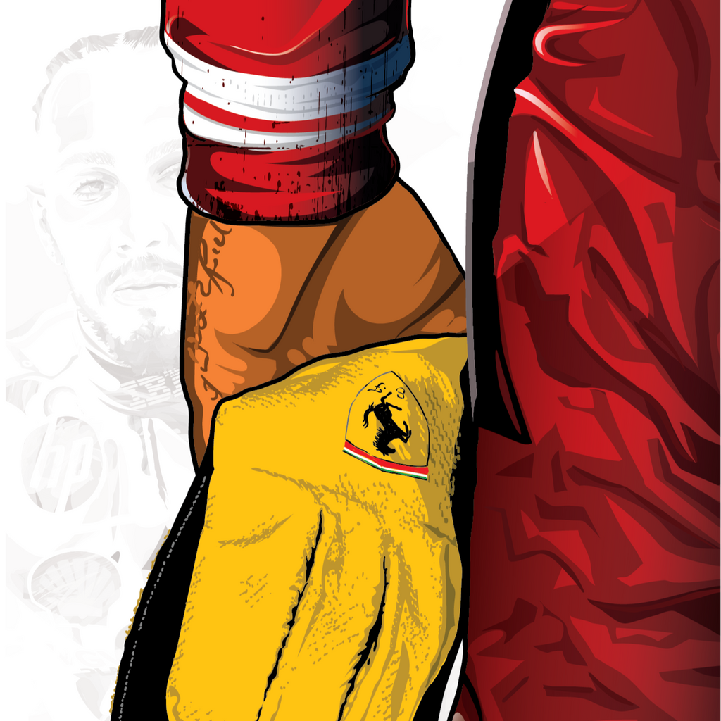 Lewis Hamilton — 44 — Limited Edition Print