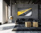 Porsche Gulf 917K – Catalunya Yellow Strip | Numbered Edition Aluminum Print